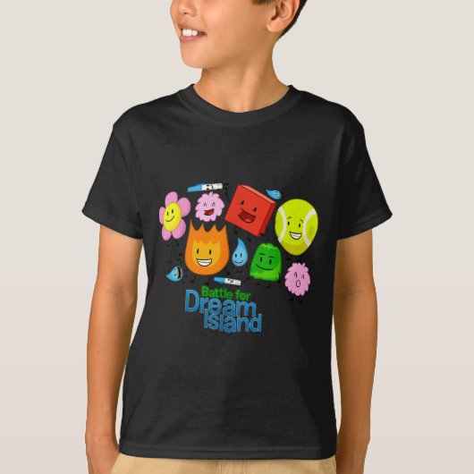 Funny Bfdi-battle For Dream-island Kids Graphic Bo T-Shirt (Vorderseite)