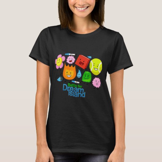 Funny Bfdi-battle For Dream-island Kids Graphic Bo T-Shirt (Vorderseite)