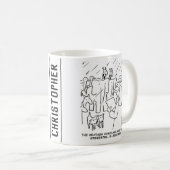 Funny Bible Study oder Biblical Story of Noah's Ar Kaffeetasse (VorderseiteRechts)