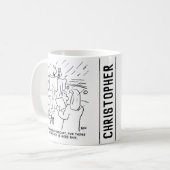 Funny Bible Study oder Biblical Story of Noah's Ar Kaffeetasse (Vorderseite Links)