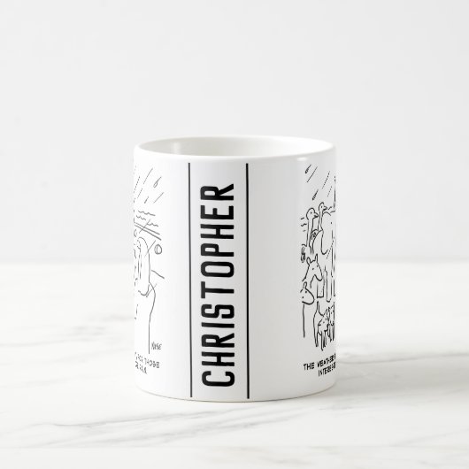 Funny Bible Study oder Biblical Story of Noah's Ar Kaffeetasse (Mittel)