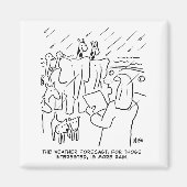 Funny Bible Study oder Biblical Story of Noah's Ar Magnet (Vorne)