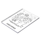 Funny Bible Study oder Biblical Story of Noah's Ar Notizblock (Linke Seite)