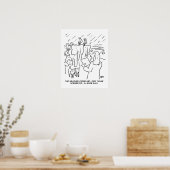 Funny Bible Study oder Biblical Story of Noah's Ar Poster (Küche)