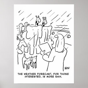 Funny Bible Study oder Biblical Story of Noah's Ar Poster