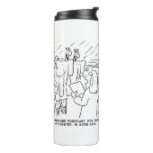 Funny Bible Study oder Biblical Story of Noah's Ar Thermosbecher (Nach links gedreht)