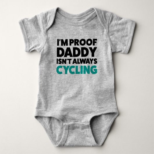 Funny Bicycle Jersey Bodysuit für Baby Baby Strampler (Vorderseite)