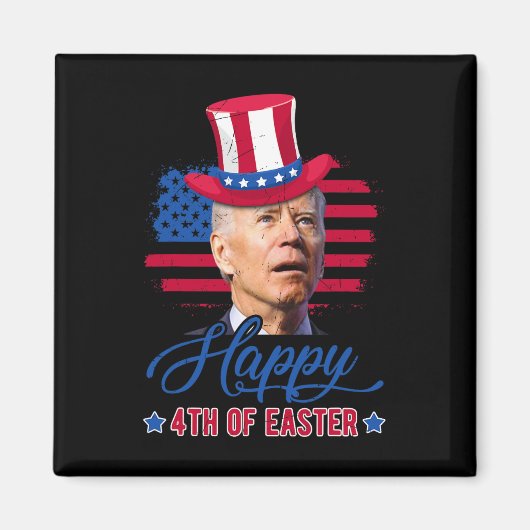 Funny Biden dazed Merry 4. Osterwoche 4. Juli Magnet (Vorne)