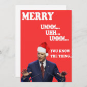 Funny Biden Frohe Weihnachten Weihnachten Weihnach (Vorne/Hinten)