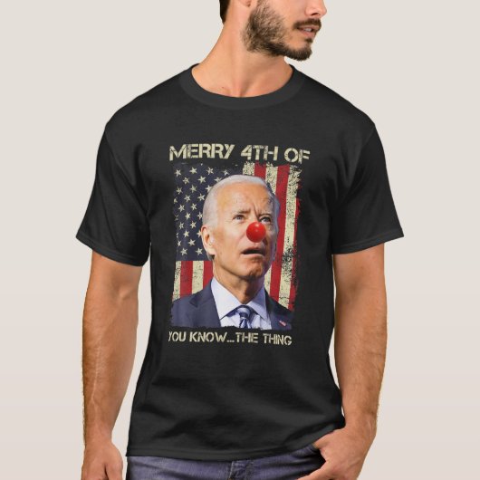 Funny Biden glücklich, hm Sie wissen, die Sache Fo T-Shirt (Vorderseite)