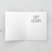 Funny Biden Harris Blue Weihnachten Karte (Innenseite)