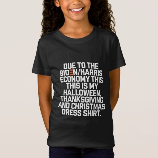 Funny Biden Harris Economy Weihnachten T-Shirt (Vorderseite)