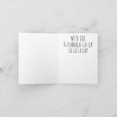 Funny Biden Harris Weihnachtskarte: Deck die Halle Karte (Innenseite)