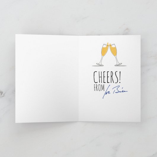 Funny Biden Neujahr Karte (Innenseite)