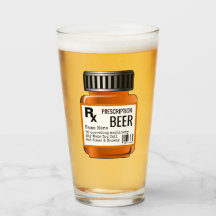 Funny BIER Gift Men - Rezept Tablette Flasche Rx