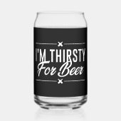 Funny Bierdurst Wortart Dosenglas (Vorderseite)