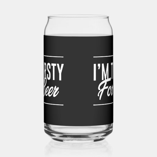 Funny Bierdurst Wortart Dosenglas (Links)