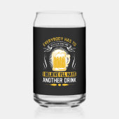 Funny Biere liebt Wortkunst Dosenglas (Vorderseite)