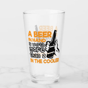 Funny Biere liebt Wortkunst Glas