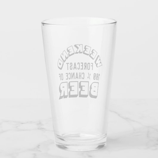 Funny Biere Zitat Glas (Rückseite)