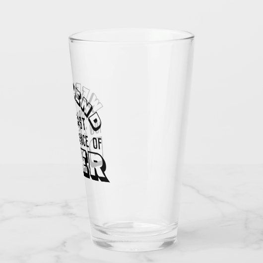 Funny Biere Zitat Glas (Links)