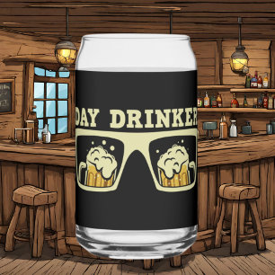 Funny Biertag trinken Wort Kunst Dosenglas