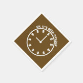 Funny Bierwort Art Bar mancave Serviette (Ecke)