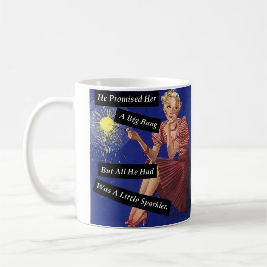 Funny Big Band Single Girl Vintag Style Verabredet Kaffeetasse (Links)