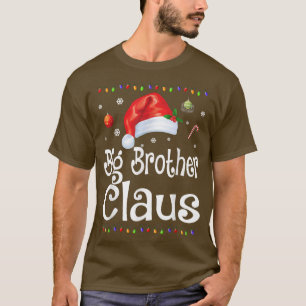 Funny Big Brother Claus Weihnachten Pajamas Santa T-Shirt
