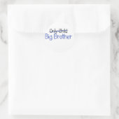 Funny Big Brother Design Runder Aufkleber (Tasche)