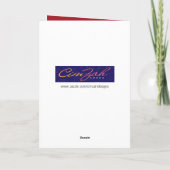 Funny Big Buck Birthday Karte (Rückseite)