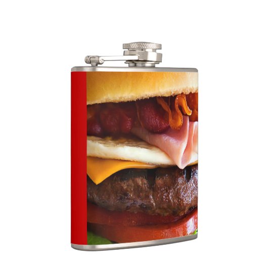 Funny Big Burger Flachmann (Rechts)