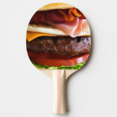 Funny Big Burger Tischtennis Schläger (Vorderseite)