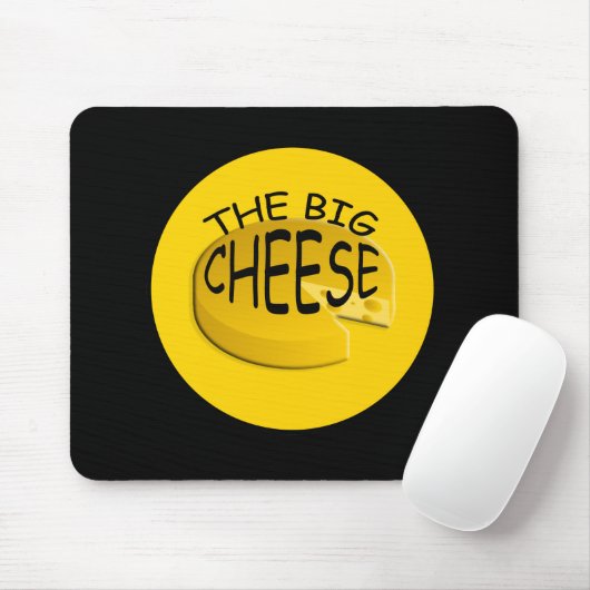 Funny Big Cheese Boss Mousepad (Mit Mouse)
