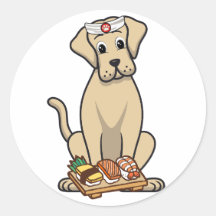 Funny Big dog ist ein Sushi-Koch