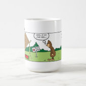 Funny Big Foot Caught Kaffeetasse (Mittel)