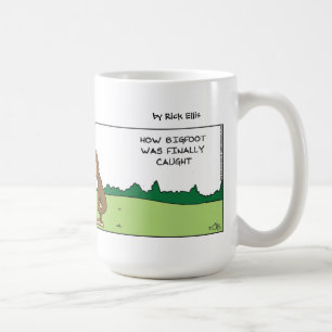 Funny Big Foot Caught Kaffeetasse