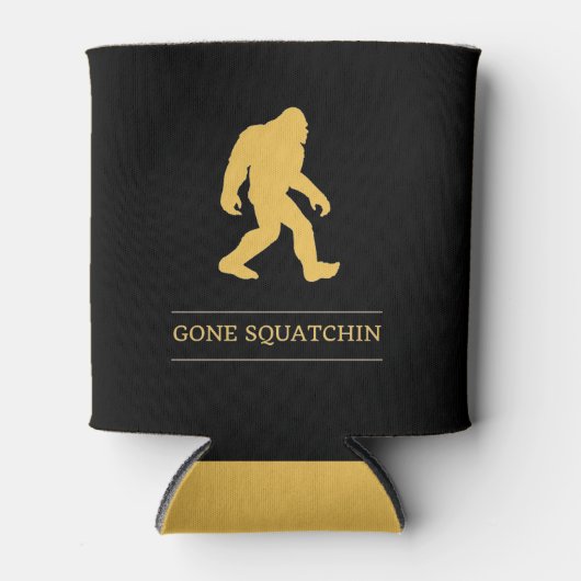 Funny Big Foot Gone Squatchin Sasquatch Dosenkühler (Vorderseite)