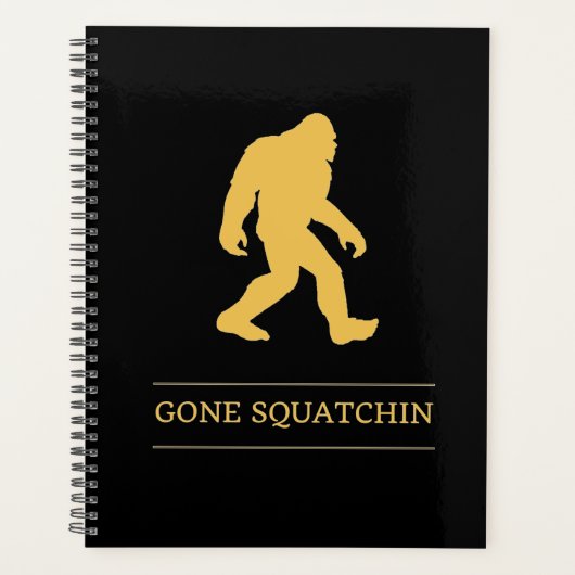 Funny Big Foot Gone Squatchin Sasquatch Planer (Vorderseite)