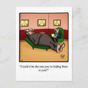 Funny Big Foot Spaß Postcard Postkarte