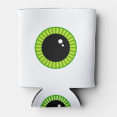 Funny Big Green Eyeball Dosenkühler (Vorderseite)