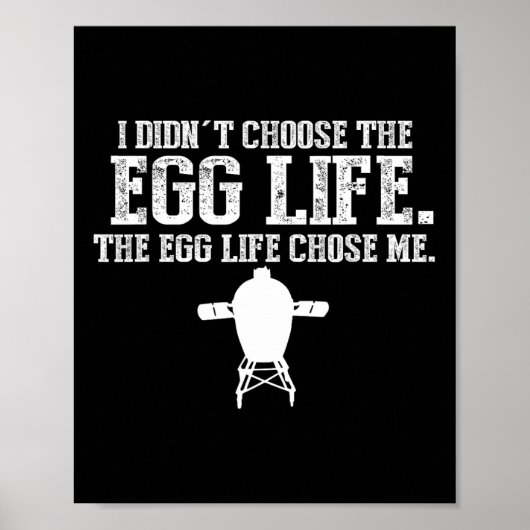 Funny Big Green Grillen Pit Egg Smoker Pitmaster G Poster (Vorne)