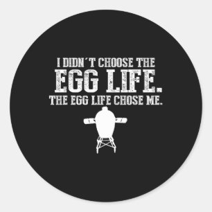 Funny Big Green Grillen Pit Egg Smoker Pitmaster G Runder Aufkleber