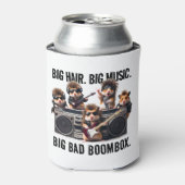 Funny Big Hair Music Boombox Hamster Supergroup Dosenkühler (Kanne Vorderseite)