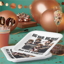 Funny Big Hair Music Boombox Hamster Supergroup