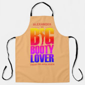 FUNNY Big Hintern Lover Gradient Schürze (Vorderseite)