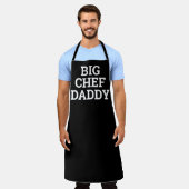 Funny Big Koch Daddy Black Cooking Schürze (Getragen)