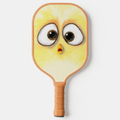 Funny Big Mit Augen Chicken Pickleball Paddle Cart (Rückseite)