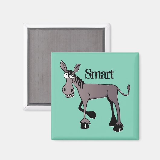 Funny Big Mit Augen Donkey Magnet (Vorderseite/Rückseite)