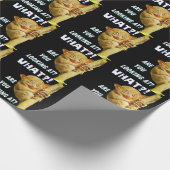 Funny Big Mit Augen Tarsier Was Sie sehen Geschenkpapier (Ecke)